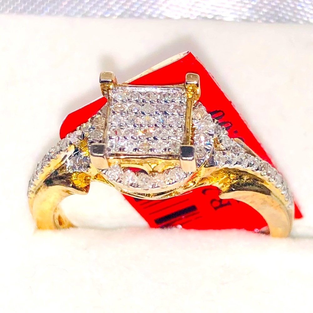 Real Diamond custom designer ring NOT CZ BEST GIFT
